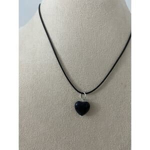 sandstone heart pendant necklace